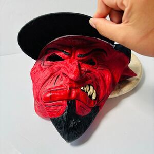 Devil w/Cap Full Head Latex Mask Cosplay Horror Costume Halloween Easter Unlimit
